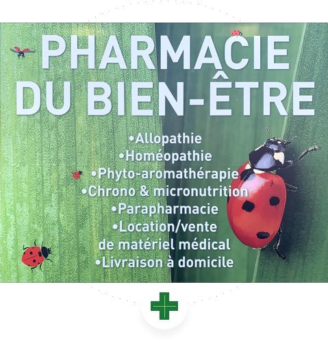 Les différents services de la Pharmacie du Bien-Être à Sainte-Feyre (23)